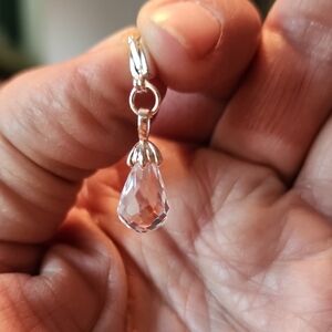 Origami Owl Silver Teardrop Charm